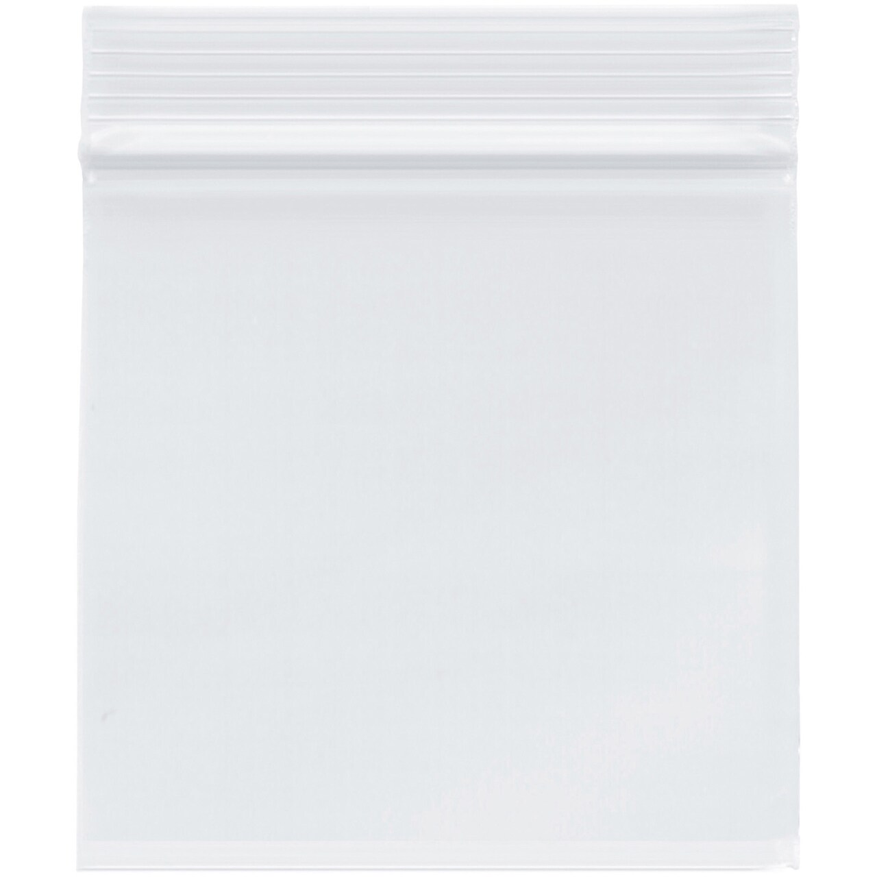 Plymor 4" x 4", 4 Mil Heavy Duty Zipper Reclosable Plastic Bags